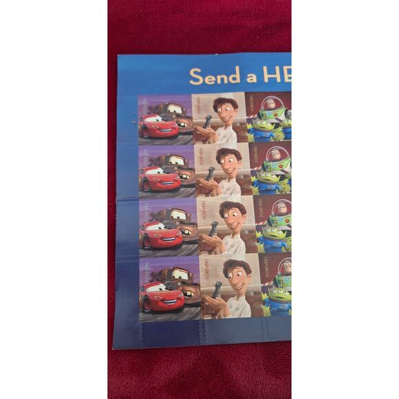 Send a Hello Pixar Films- Sheet of 20 Forever Stamps-467900 - Picture 4 of 6